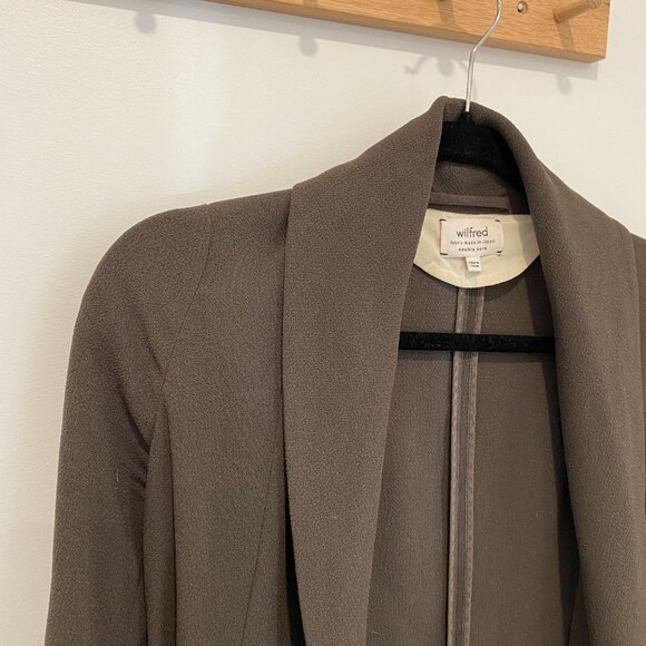 Wildred Blazer Olive/Brown Size Double Zero - Picture 3 of 3
